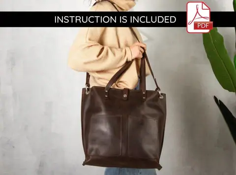 Bolso tote con cremallera