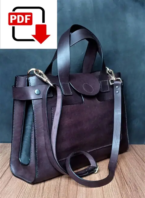 Tote bag with snap
