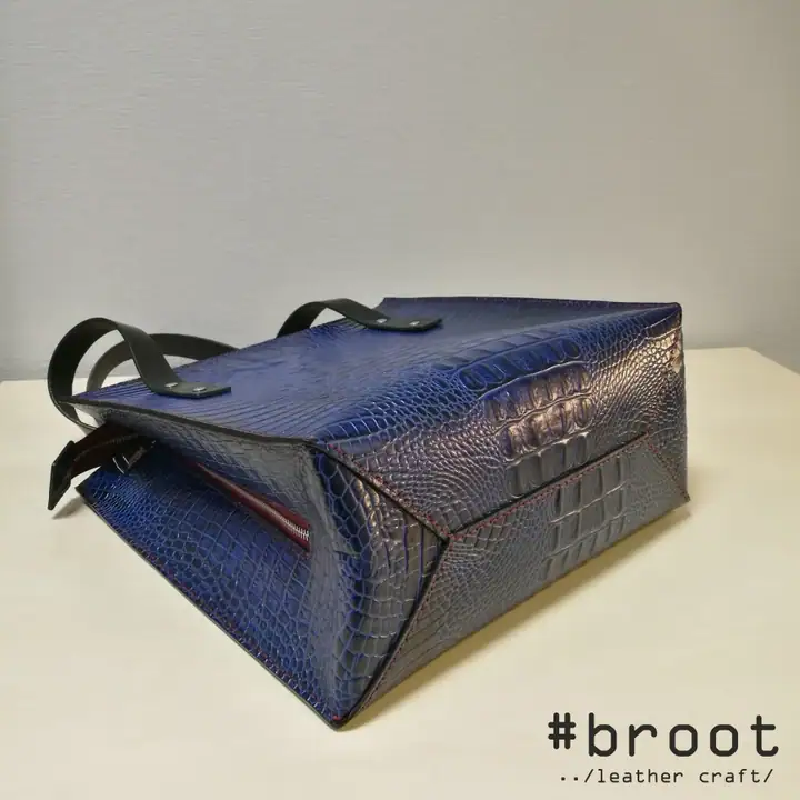 Bolso tote con cremallera